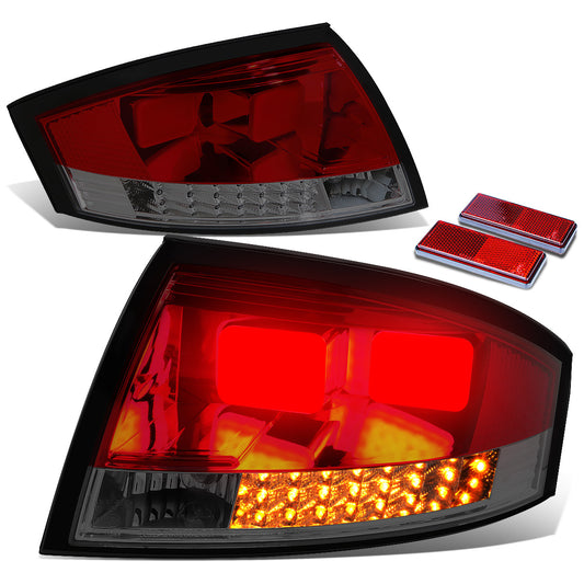 FAROS TRASEROS 99-06 AUDI TT , TT QUATTRO - 3D - LED - RED / SMOKE