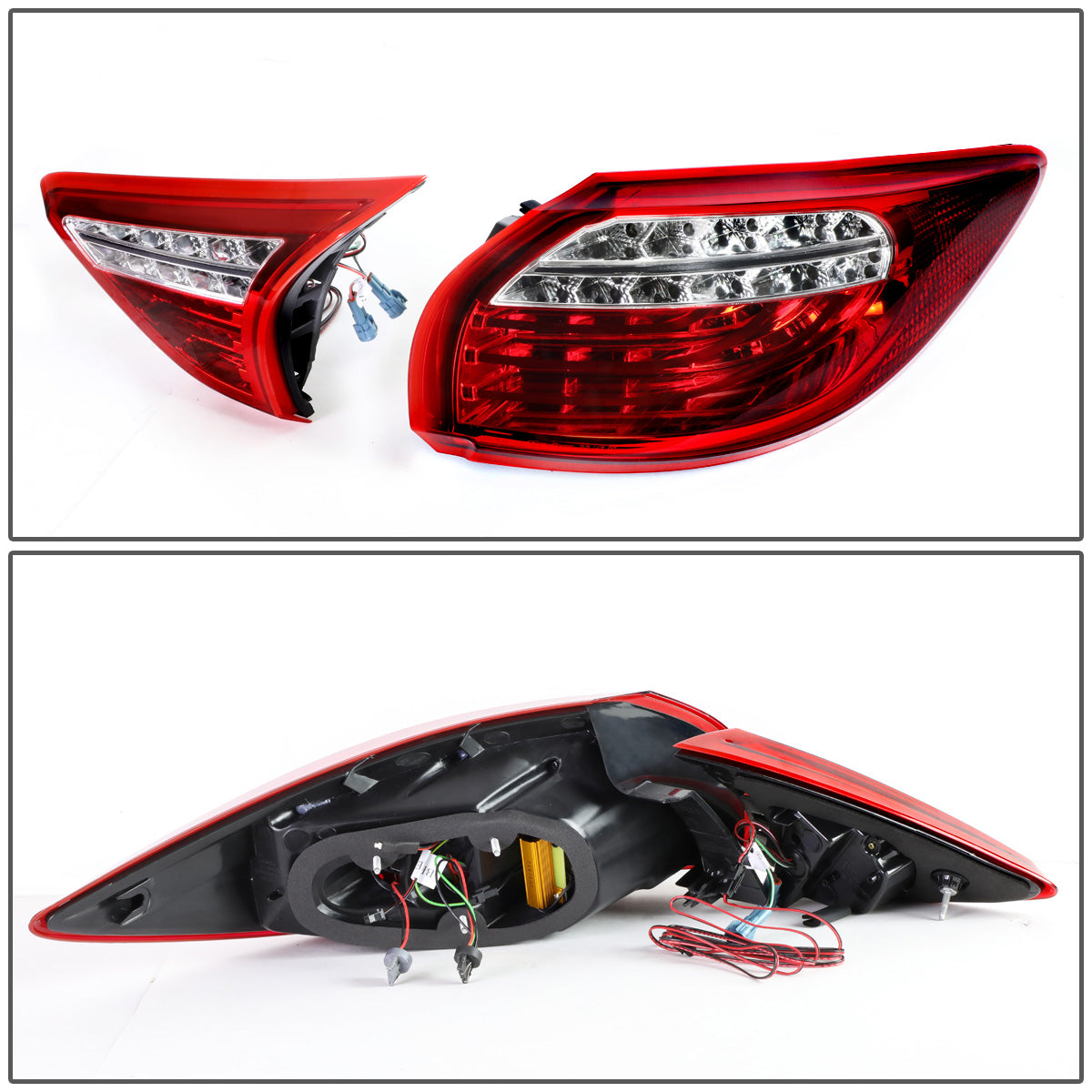 FAROS TRASEROS 13-16 MAZDA CX-5 - 3D - LED - RED / CLEAR