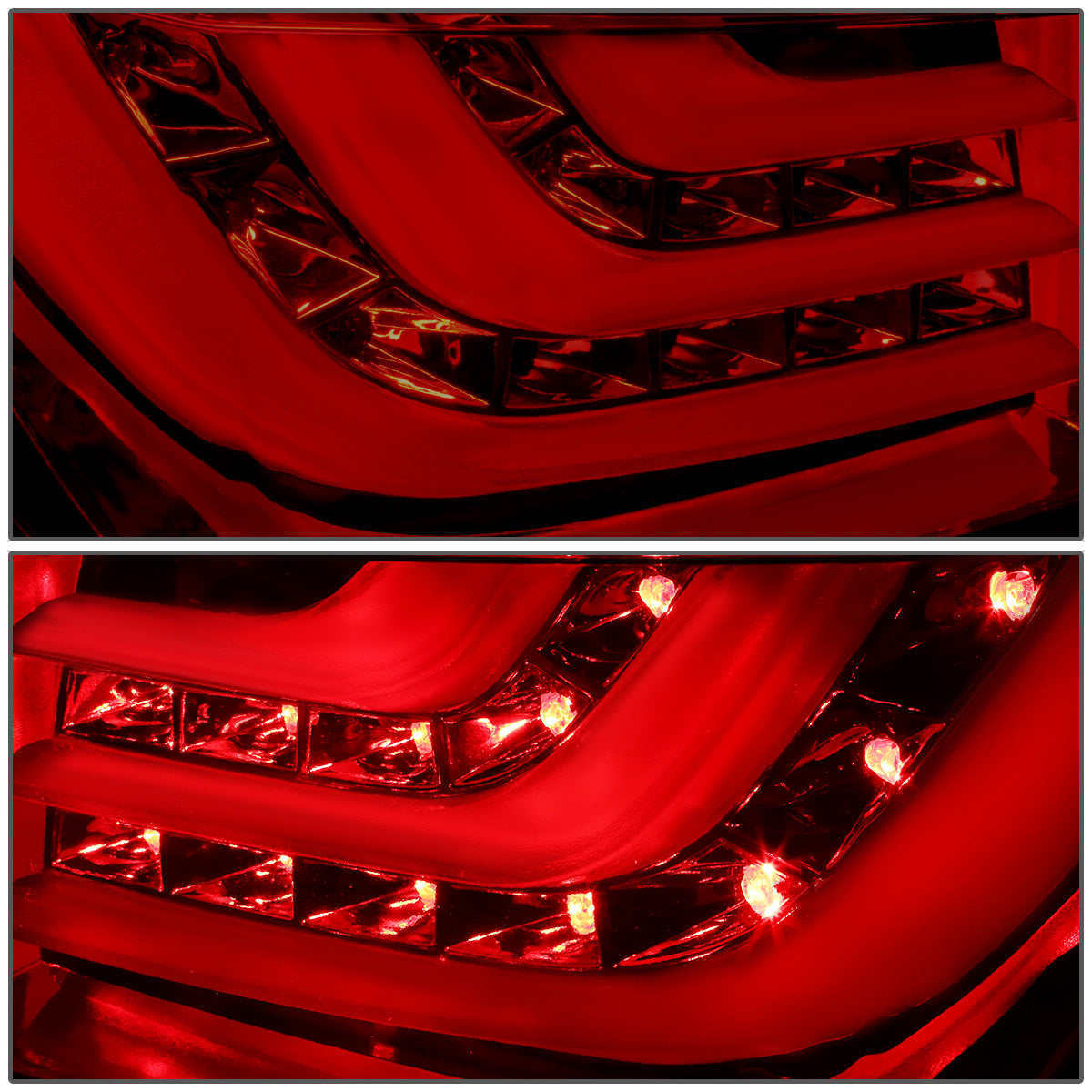 FAROS TRASEROS 13-15 BMW 3-SERIES F30 - 4DR - 3D STRIP - LED - RED / SMOKE