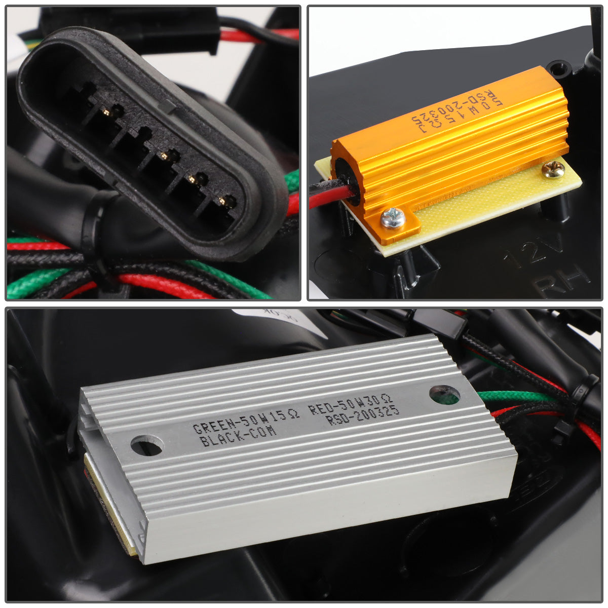 FAROS TRASEROS 12-13 BMW 325I 4-DR / 12-15 BMW 320I, 328I, 335I 4-DR / 14-15 BMW 328D 4-DR - 3D STRIP - LED - RED / SMOKE