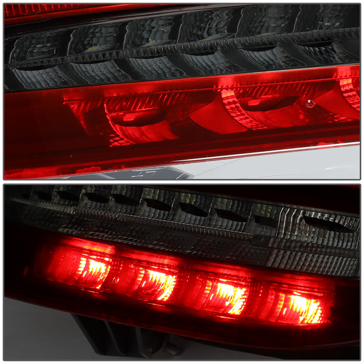 FAROS TRASEROS 15-18 MERCEDES C180, MERCEDES C200, MERCEDES C250, MERCEDES C300, MERCEDES C63 AMG / 16-18 MERCEDES C350E / 2015 MERCEDES C400 / 17-18 MERCEDES C43 AMG / 2016 MERCEDES C450 - LED - RED / SMOKE