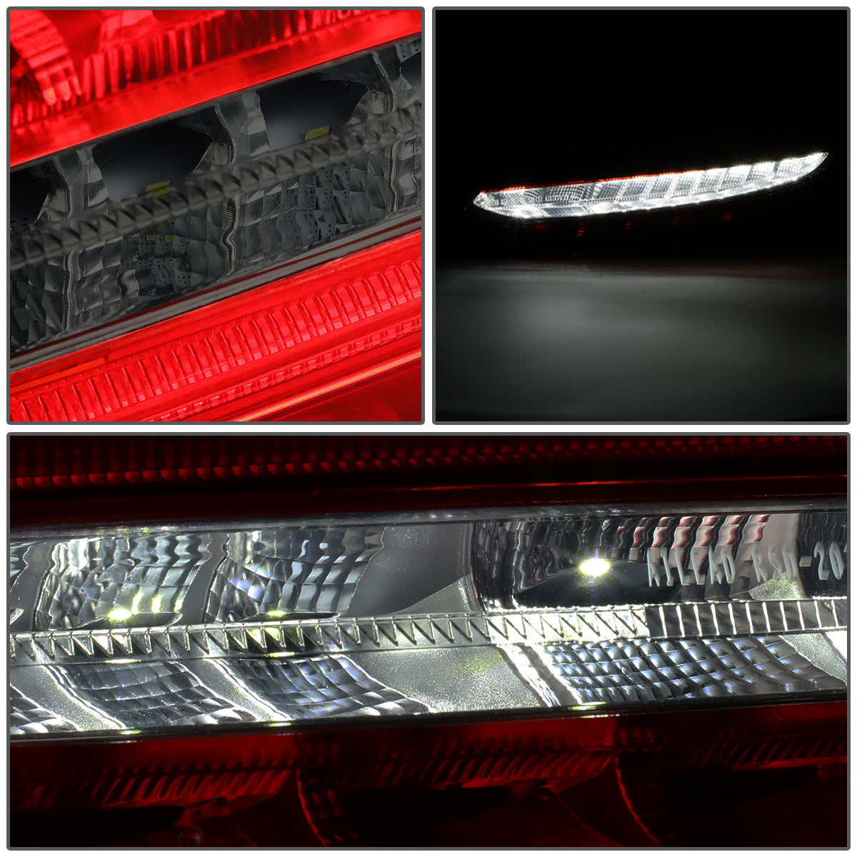 FAROS TRASEROS 15-18 MERCEDES C180, MERCEDES C200, MERCEDES C250, MERCEDES C300, MERCEDES C63 AMG / 16-18 MERCEDES C350E / 2015 MERCEDES C400 / 17-18 MERCEDES C43 AMG / 2016 MERCEDES C450 - LED - RED / SMOKE