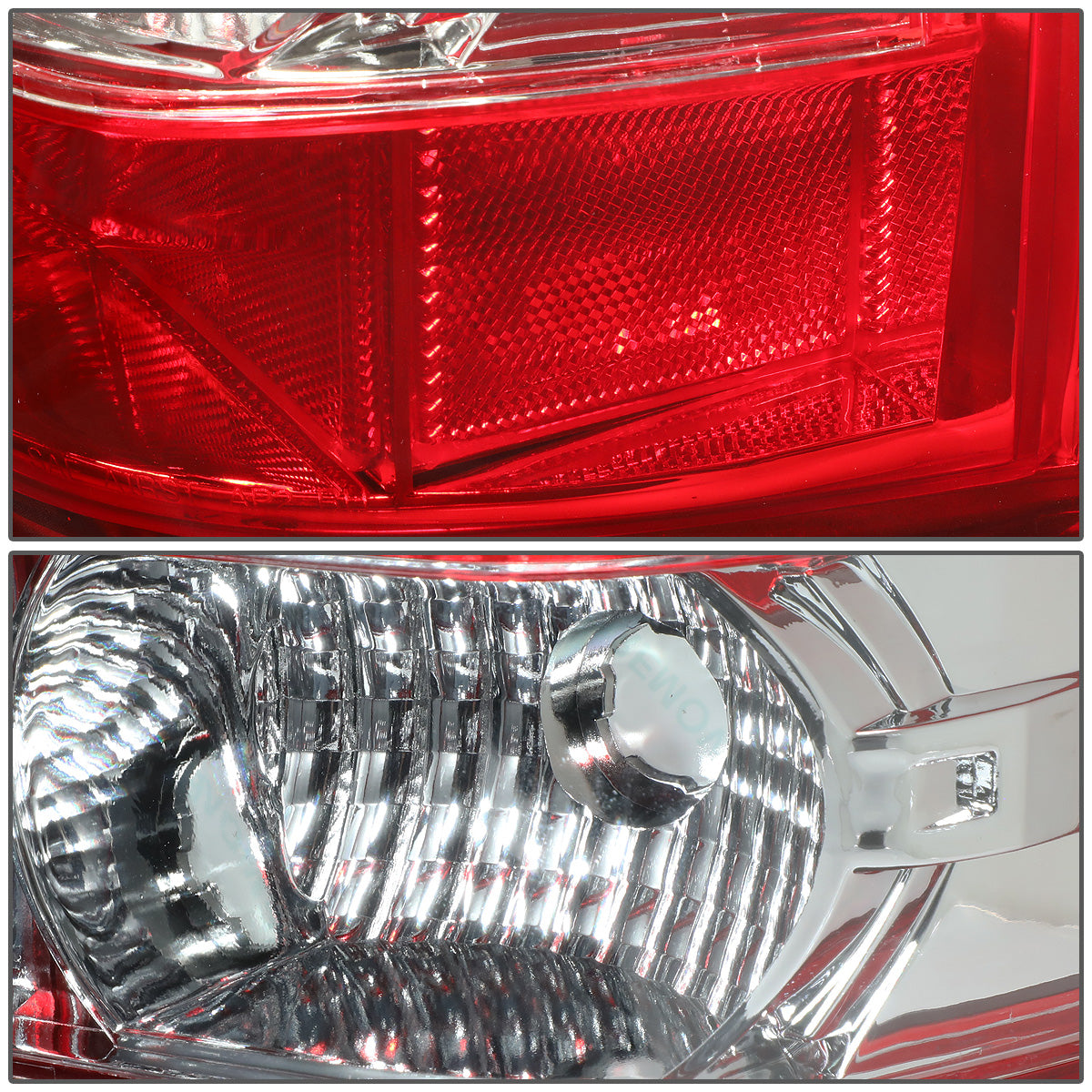FAROS TRASEROS 07-14 CHEVY SUBURBAN / TAHOE / YUKON - LED - RED / CLEAR