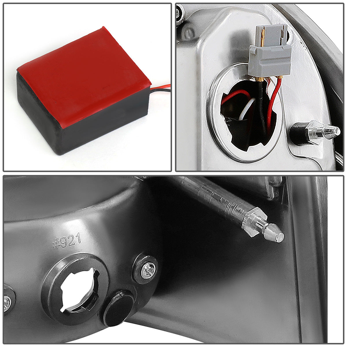 FAROS TRASEROS 05-15 TOYOTA TACOMA - LED - CHROME / RED