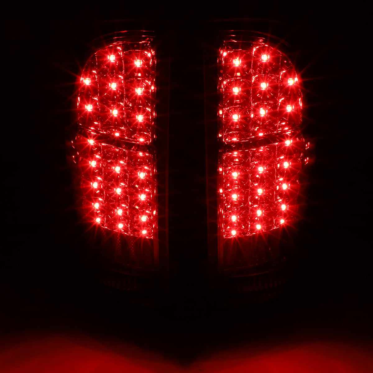 FAROS TRASEROS 05-15 TOYOTA TACOMA - LED - CHROME / RED
