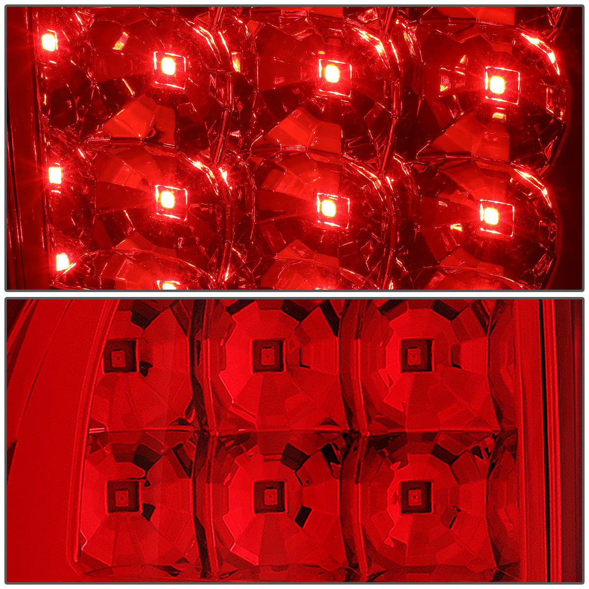 FAROS TRASEROS 05-15 TOYOTA TACOMA - LED - CHROME / RED