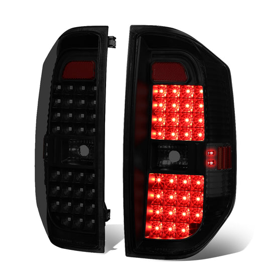 FAROS TRASEROS 14-18 TOYOTA TUNDRA - FULL LED - BLACK / SMOKE