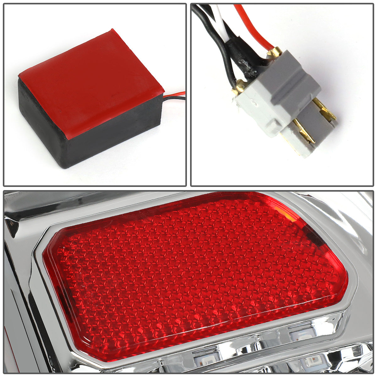 FAROS TRASEROS 14-18 TOYOTA TUNDRA - FULL LED - CHROME / CLEAR