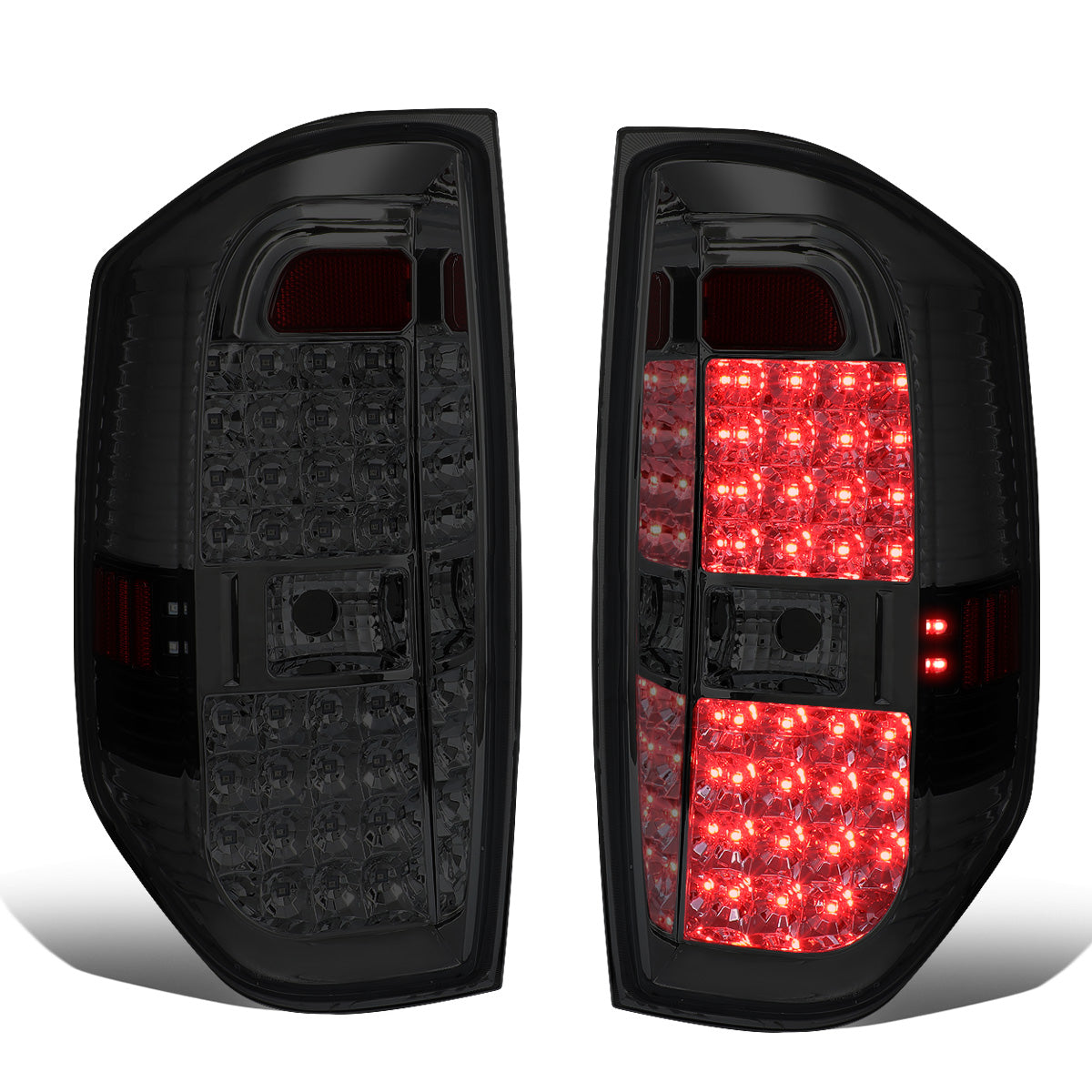 FAROS TRASEROS 14-18 TOYOTA TUNDRA - FULL LED - CHROME / SMOKE