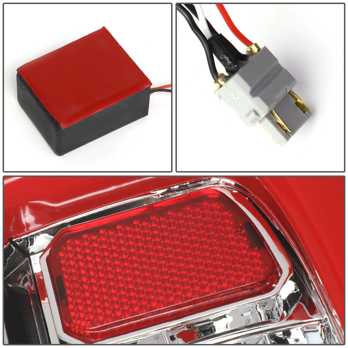 FAROS TRASEROS 14-18 TOYOTA TUNDRA - TUBE BAR - 3D - RED LED - CHROME / CLEAR