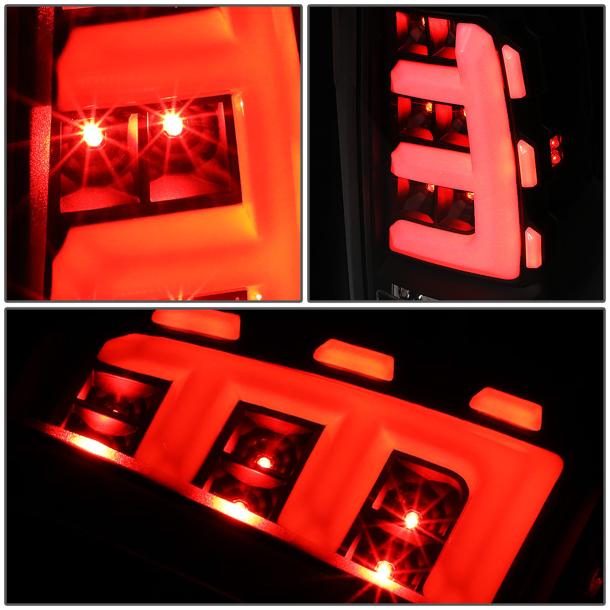 FAROS TRASEROS 99-02 CHEVY SILVERADO 1500, SILVERADO 2500, SILVERADO 3500HD / 99-03 GMC SIERRA 1500, SIERRA 2500HD - FITS FLEETSIDE MODELS ONLY - LED - CLEAR