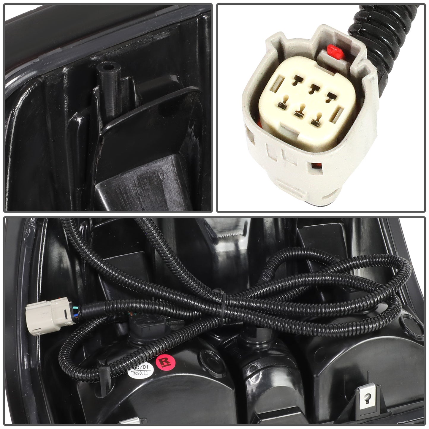 FAROS TRASEROS 14-18 CHEVY SILVERADO 1500 / 15-19 CHEVY SILVERADO 2500HD, SILVERADO 3500HD, GMC SIERRA 3500HD W/ DUALLY WHEELS / 2019 CHEVY SILVERADO 1500LD - FITS MODELS WITHOUT FACTORY LED TAIL LIGHTS -14-15 MODELS MUST REUSE ORIGINAL WIRING HARNESS -