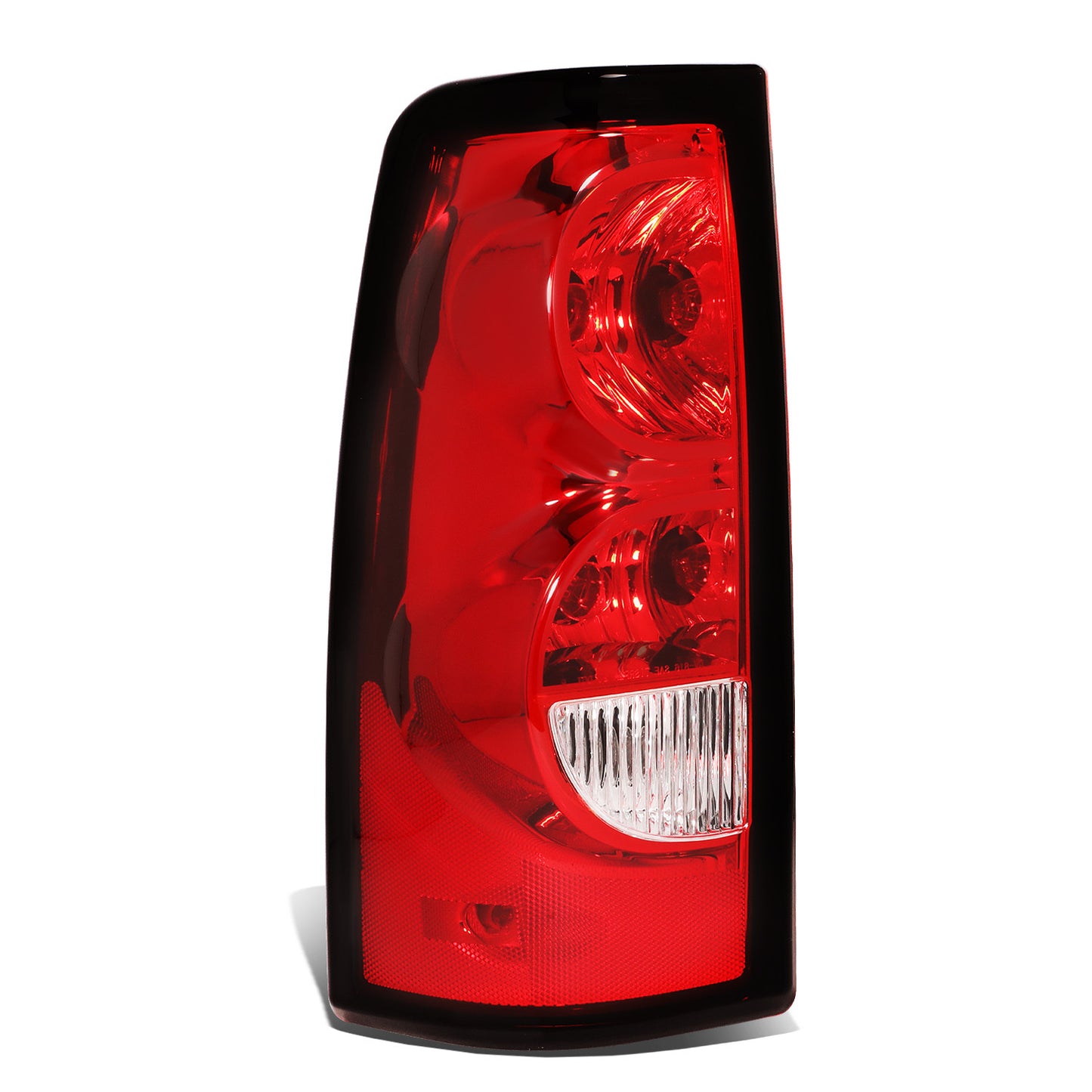 FAROS TRASEROS 03-06 CHEVY SILVERADO 1500, 2500, 3500, 1500HD, 2500HD, 3500HD / 2007 CHEVY SILVERADO 1500, 1500HD, 2500HD, 3500 CLASSIC - FITS FLEETSIDE MODELS ONLY W/O DUALLY WHEELS - LEFT - RED