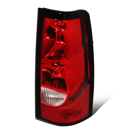 FAROS TRASEROS 03-06 CHEVY SILVERADO 1500, 2500, 3500, 1500HD, 2500HD, 3500HD / 2007 CHEVY SILVERADO 1500, 1500HD, 2500HD, 3500 CLASSIC - FITS FLEETSIDE MODELS ONLY W/O DUALLY WHEELS - RIGHT - RED