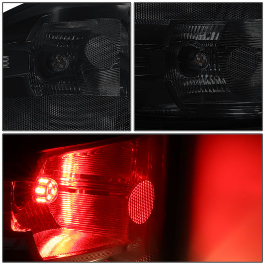 FAROS TRASEROS 07-13 SILVERADO 07-13 - BLACK / SMOKE
