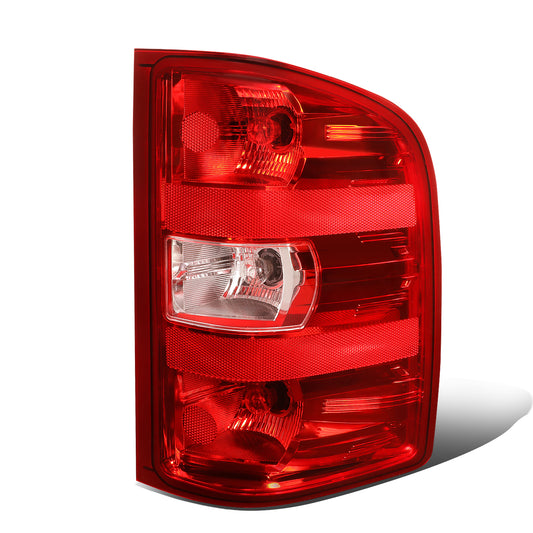 FAROS TRASEROS 07-13 CHEVY SILVERADO - RED+CLEAR - RIGHT