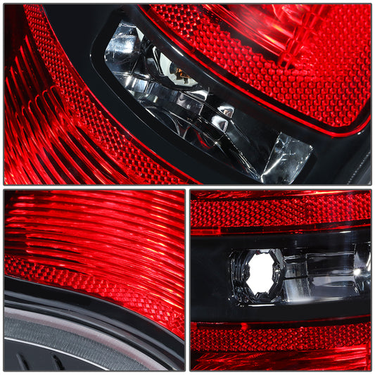 FAROS TRASEROS 09-14 FORD F-150 - LEFT - BLACK/RED