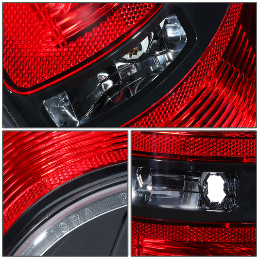 FAROS TRASEROS 09-14 FORD F-150 - RIGHT - BLACK/RED