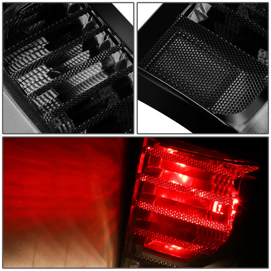FAROS TRASEROS 19-24 CHEVY SILVERADO 1500 - FITS MODELS WITH FACTORY INCANDESCENT TAIL LIGHT ONLY - LED - BLACK / SMOKE