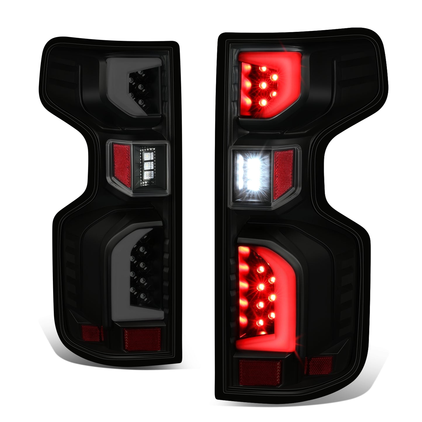 FAROS TRASEROS 19-24 CHEVY SILVERADO 1500 LED,SMOKE LENS