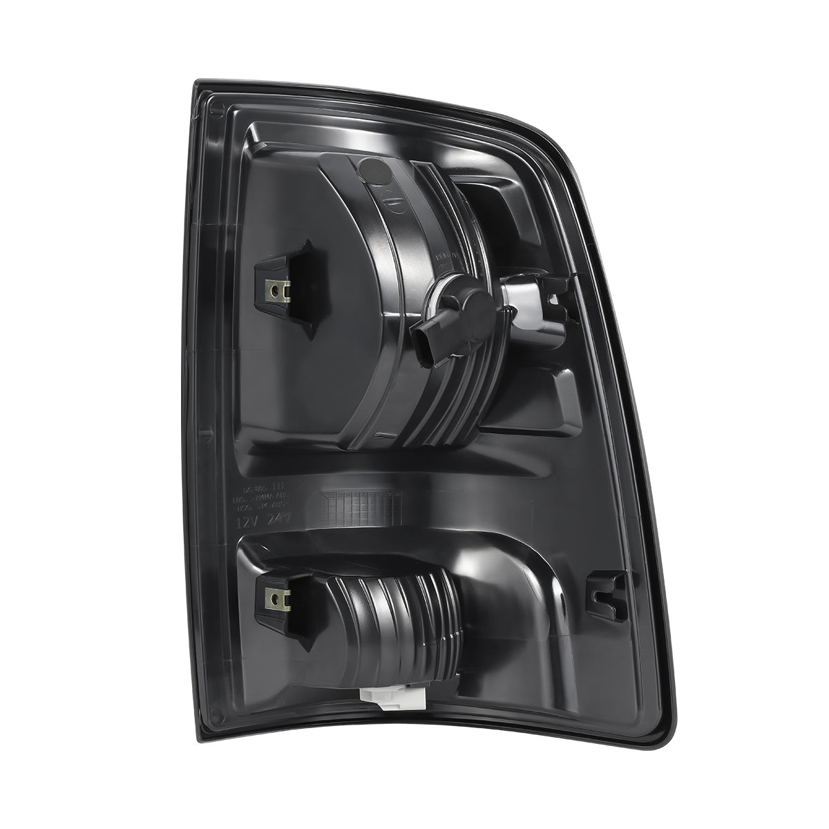 FAROS TRASEROS 09-10 DODGE RAM 1500 / 2010 RAM 2500, 3500 / 11-18 RAM 1500, 2500, 3500 / 19-22 RAM 1500 CLASSIC - FITS MODELS WITH FACTORY HALOGEN TAIL LIGHTS ONLY - DOES NOT FIT MODELS WITH FACTORY LED TAIL LIGHTS - LED - PAIR - BLACK / SMOKE