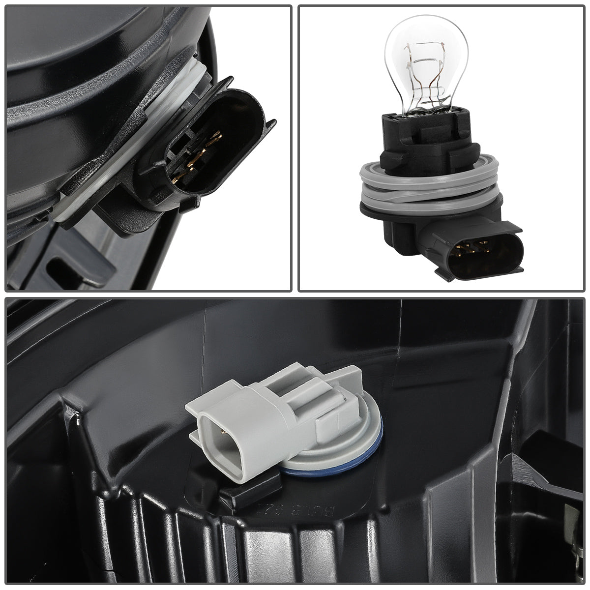 FAROS TRASEROS 09-10 DODGE RAM 1500 / 2010 RAM 2500, 3500 / 11-18 RAM 1500, 2500, 3500 / 19-22 RAM 1500 CLASSIC - FITS MODELS WITH FACTORY HALOGEN TAIL LIGHTS ONLY - DOES NOT FIT MODELS WITH FACTORY LED TAIL LIGHTS - LED - PAIR - BLACK / SMOKE