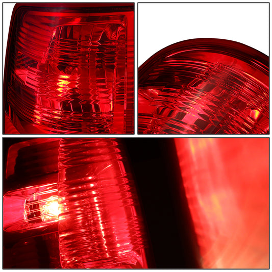 FAROS TRASEROS 09-10 DODGE RAM 1500 / 2010 RAM 2500, 3500 / 11-18 RAM 1500, 2500, 3500 / 19-22 RAM 1500 CLASSIC - FITS MODELS WITH FACTORY HALOGEN TAIL LIGHTS ONLY - DOES NOT FIT MODELS WITH FACTORY LED TAIL LIGHTS - LED - PAIR - RED