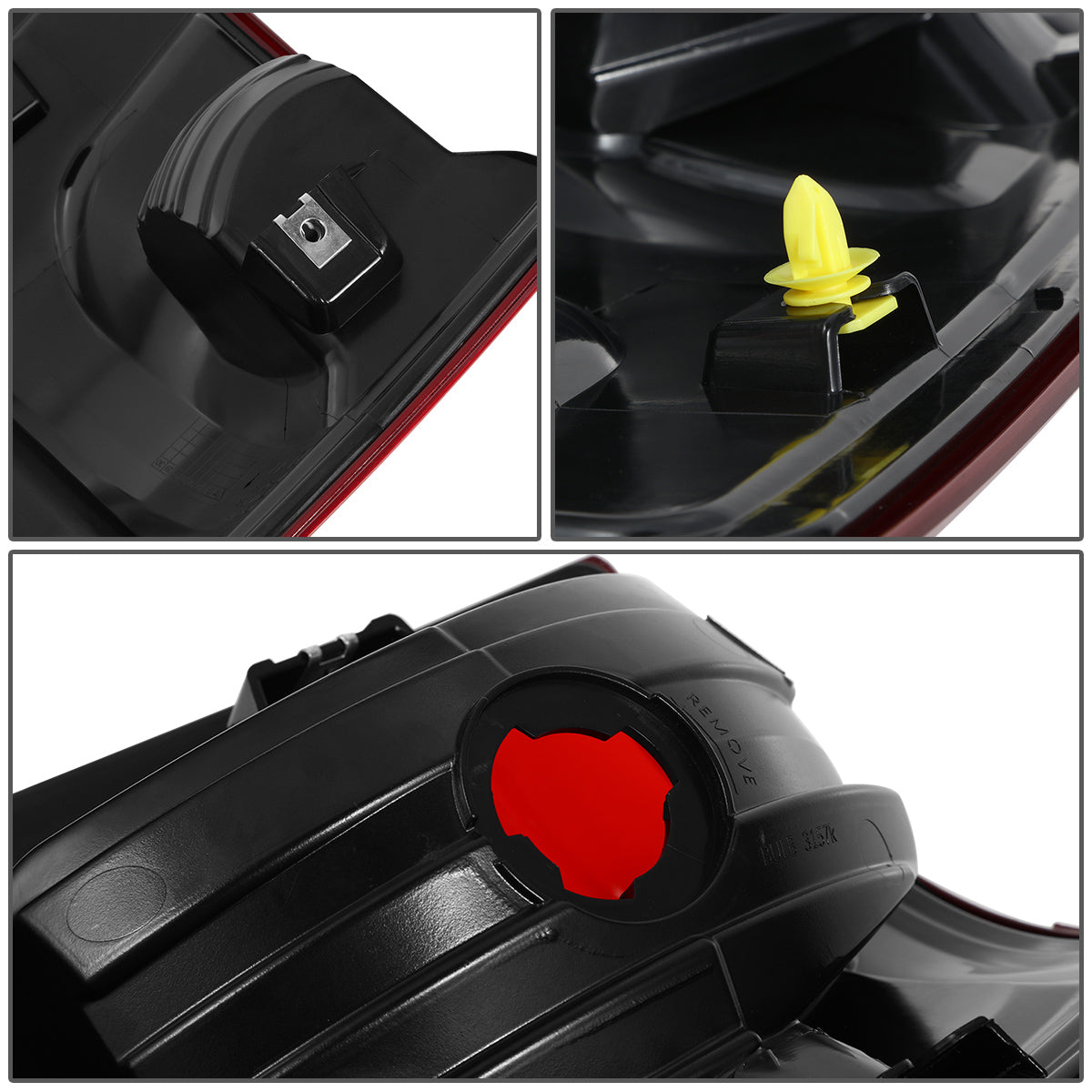 FAROS TRASEROS 09-10 DODGE RAM 1500 / 2010 RAM 2500, 3500 / 11-18 RAM 1500, 2500, 3500 / 19-22 RAM 1500 CLASSIC - FITS MODELS WITH FACTORY HALOGEN TAIL LIGHTS ONLY - DOES NOT FIT MODELS WITH FACTORY LED TAIL LIGHTS - LED - PAIR - RED