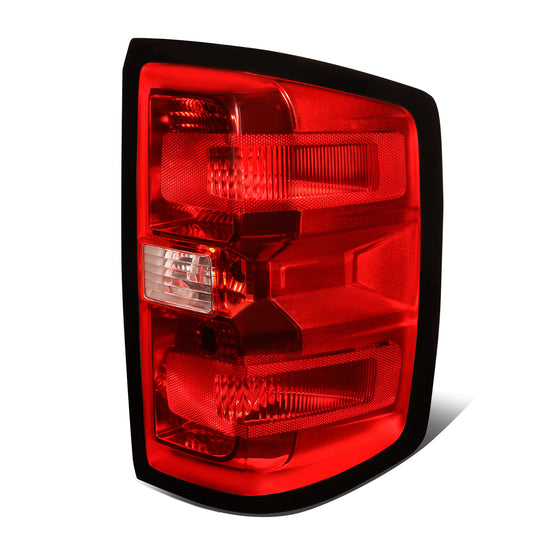 FAROS TRASEROS 14-19 CHEVY SILVERADO 1500 / 15-19 SILVERADO 2500HD, 3500HD, GMC SIERRA 3500HD WITH DUALLY WHEELS / 2019 SILVERADO 1500 LD - FITS MODELS WITHOUT FACTORY LED TAIL LIGHTS - LED - RIGHT - RED