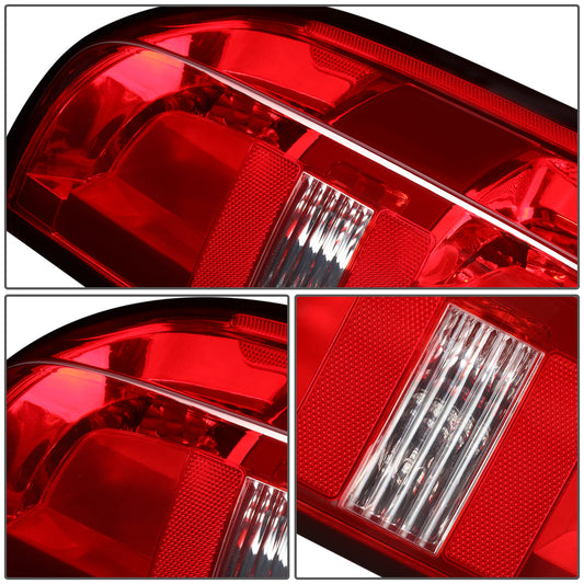 FAROS TRASEROS 15-22 CHEVY COLORADO - FACTORY OE STYLE - RED CLEAR - TAIL LIGHT BRAKE LAMP REPLACEMENT - RIGHT DRIVER SIDE