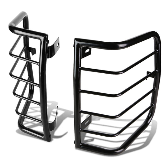 PROTECTOR FAROS TRASEROS TAIL LIGHT GUARD - 04-08 FORD F-150 FLEETSIDE, STYLESIDE MODELS - DOES NOT FIT STEPSIDE, FLARESIDE MODELS - BLACK