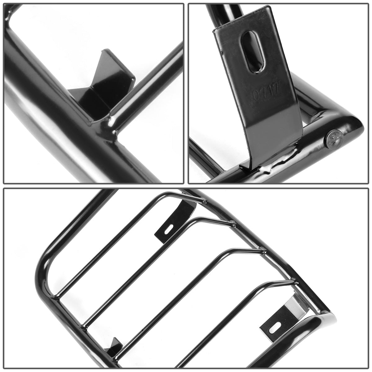 PROTECTOR FAROS TRASEROS TAIL LIGHT GUARD - 04-08 FORD F-150 FLEETSIDE, STYLESIDE MODELS - DOES NOT FIT STEPSIDE, FLARESIDE MODELS - BLACK