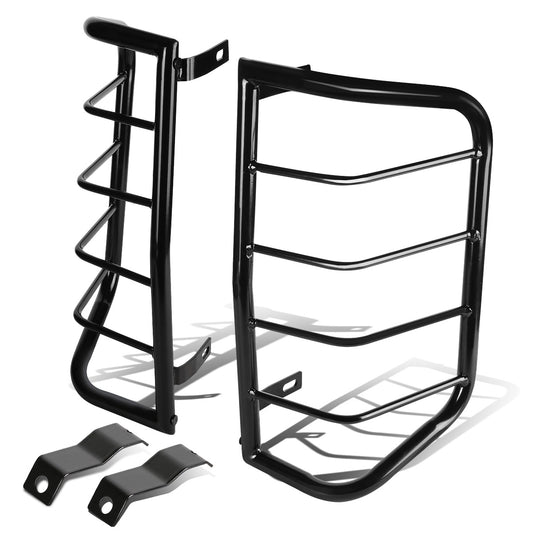 PROTECTOR FAROS TRASEROS TAIL LIGHT GUARD - 05-16 NISSAN FRONTIER - BLACK