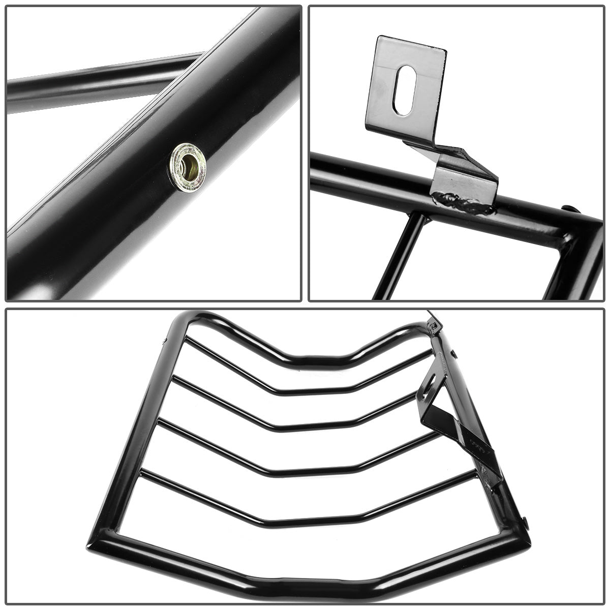 PROTECTOR FAROS TRASEROS TAIL LIGHT GUARD - 08-13 JEEP LIBERTY - BLACK