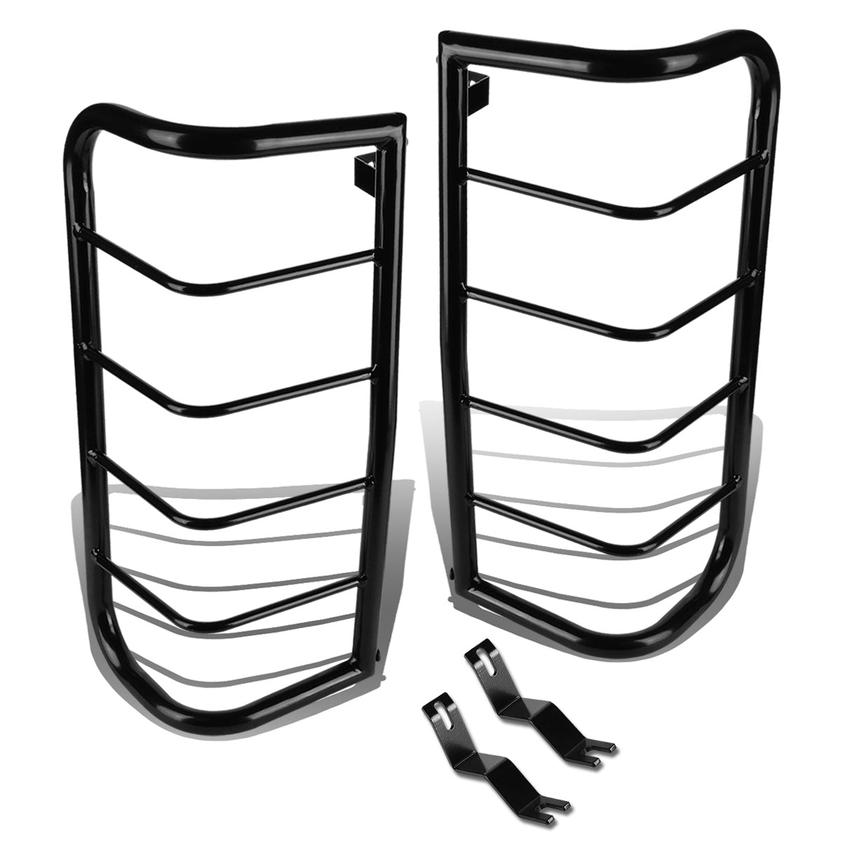 PROTECTOR FAROS TRASEROS TAIL LIGHT GUARD - 06-10 HUMMER H3 - BLACK