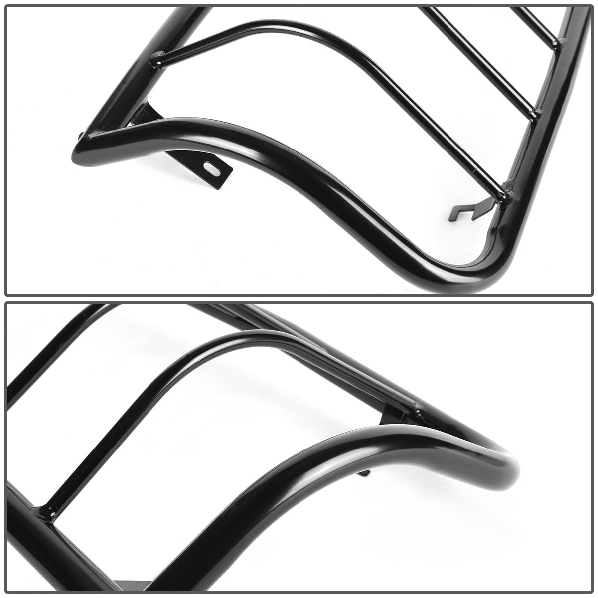 PROTECTOR FAROS TRASEROS TAIL LIGHT GUARD - 99-06 CHEVY SILVERADO 1500 , 2500 , 3500 , GMC SIERRA 1500 , 2500 , 3500 - HD MODELS / 2007 CHEVY SILVERAD 1500 , 2500 , 3500 , GMC SIERRA 1500 , 2500 , 3500 - CLASSIC MODELS - BLACK