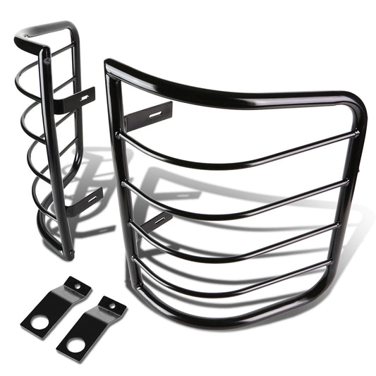 PROTECTOR FAROS TRASEROS TAIL LIGHT GUARD - 07-13 GMC SIERRA 1500 , 2500HD , 3500HD / 07-14 CHEVY SILVERADO 1500 , 2500 , 2500HD , 3500 - BLACK