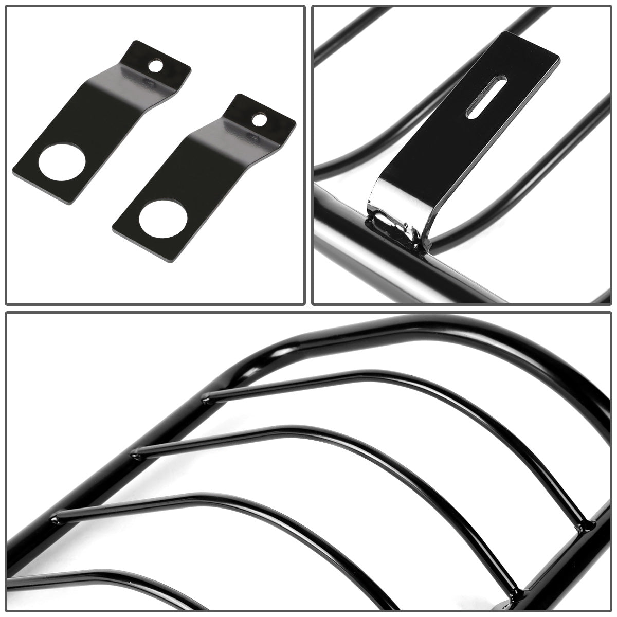 PROTECTOR FAROS TRASEROS TAIL LIGHT GUARD - 07-13 GMC SIERRA 1500 , 2500HD , 3500HD / 07-14 CHEVY SILVERADO 1500 , 2500 , 2500HD , 3500 - BLACK