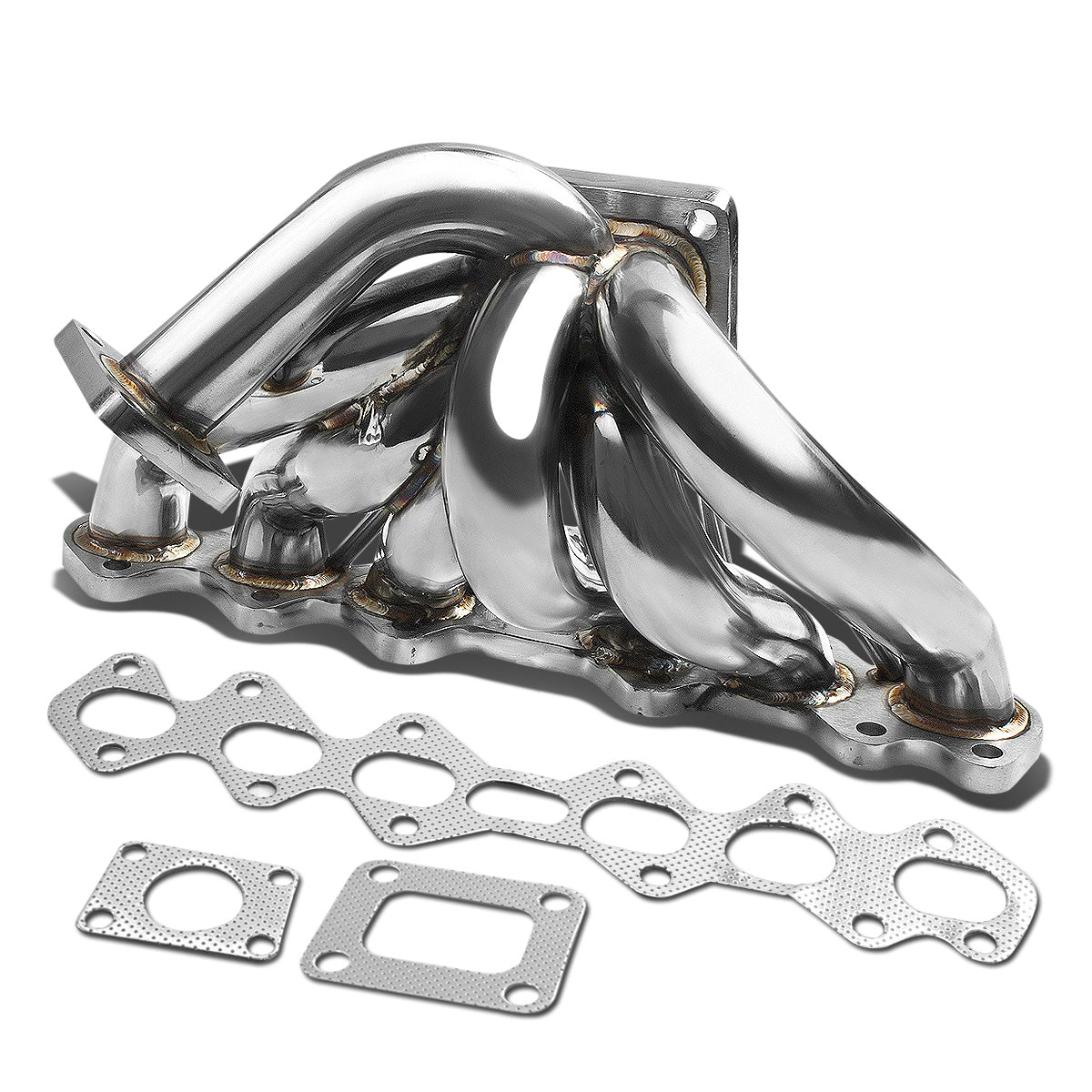 TURBO MANIFOLD TURBO MANIFOLD - SS - 93-98 TOYOTA SUPRA JZA80 2JZGTE - T4 FLANGE - 50MM WASTGATE FLANGE - I1-5 / I1-6