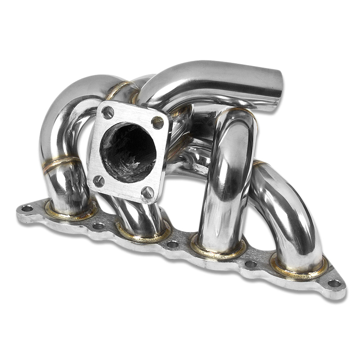 TURBO MANIFOLD TURBO MANIFOLD - SS - 93-02 MITSUBISHI MIRAGE / 03-07 LANCER / EVO CT9A 4G93 1.8L - DSM T25 FLANGE - I10-5