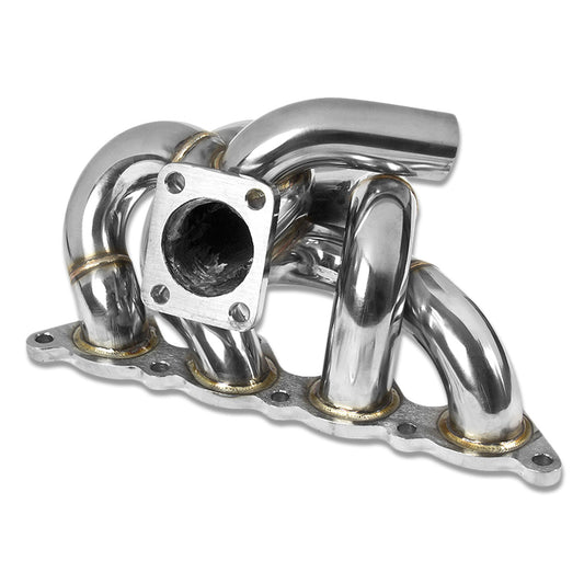 TURBO MANIFOLD TURBO MANIFOLD - SS - 93-02 MITSUBISHI MIRAGE / 03-07 LANCER / EVO CT9A 4G93 1.8L - DSM T25 FLANGE - I10-5