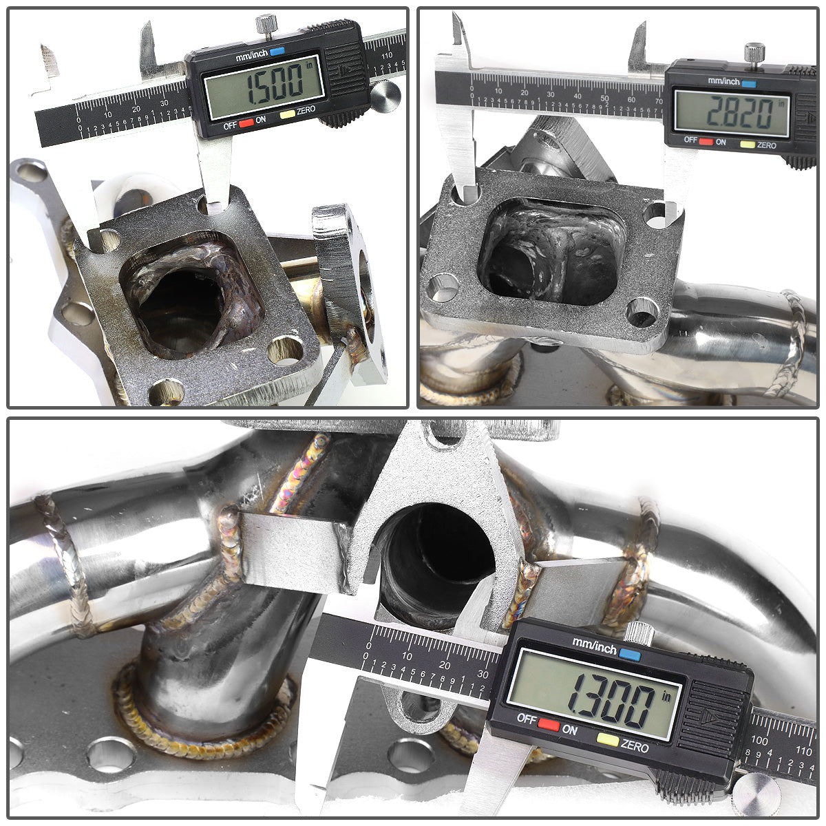 TURBO MANIFOLD TURBO MANIFOLD - SS - 97-06 AUDI A4 B5 B6 / 98-05 VW PASSAT 1.8T - T25 / T28 FLANGE - 35 / 38MM WG - I3-3