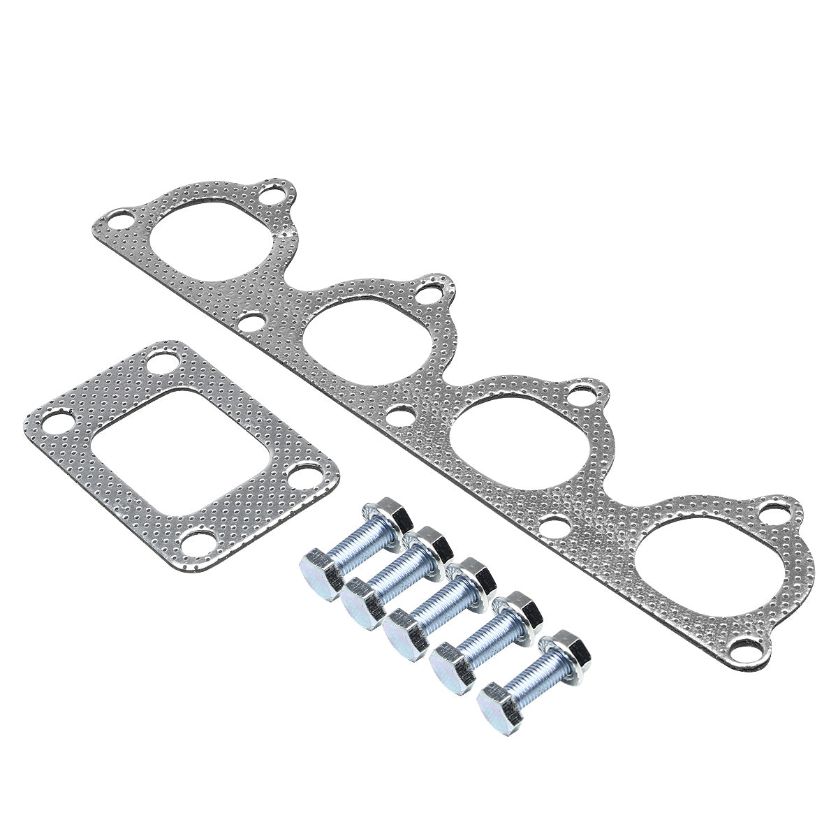 TURBO MANIFOLD TURBO MANIFOLD - CERAMIC - HONDA B-SERIES TOP-MOUNT - T3 FLANGE - 60MM V-BAND WASTEGATE - NON-POLISHED