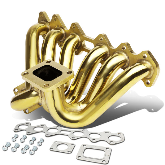 TURBO MANIFOLD TURBO MANIFOLD - SS - 93-98 TOYOTA SUPRA 2JZGTE 3.0L TURBO - FOR T4 FLANGED TURBOCHARGERS ONLY - 40MM 4-BOLT WASTEGATE FLANGE