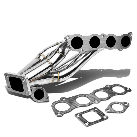 TURBO MANIFOLD TURBO MANIFOLD - STAINLESS - HONDA K-SERIES K20 SIDE MOUNT TURBO MANIFOLD - T3 FLANGE - 35 / 38MM WG