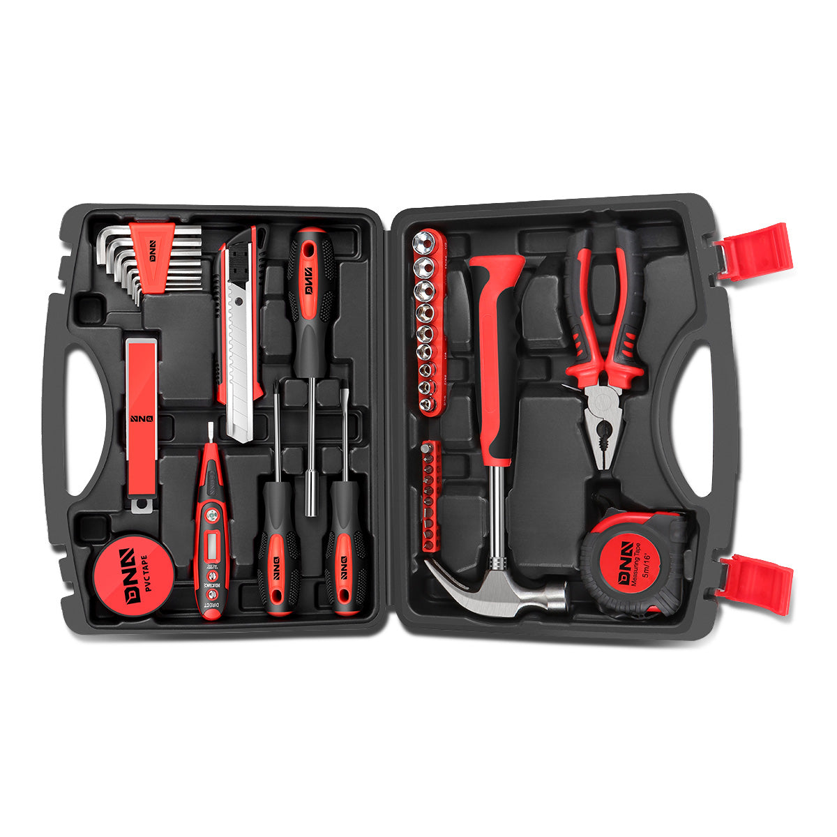 HERRAMIENTAS 46PCS - BLACK / RED