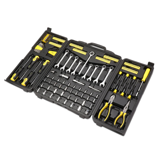 HERRAMIENTAS 220PCS - VEHICLE REPAIR KIT - BLACK / YELLOW