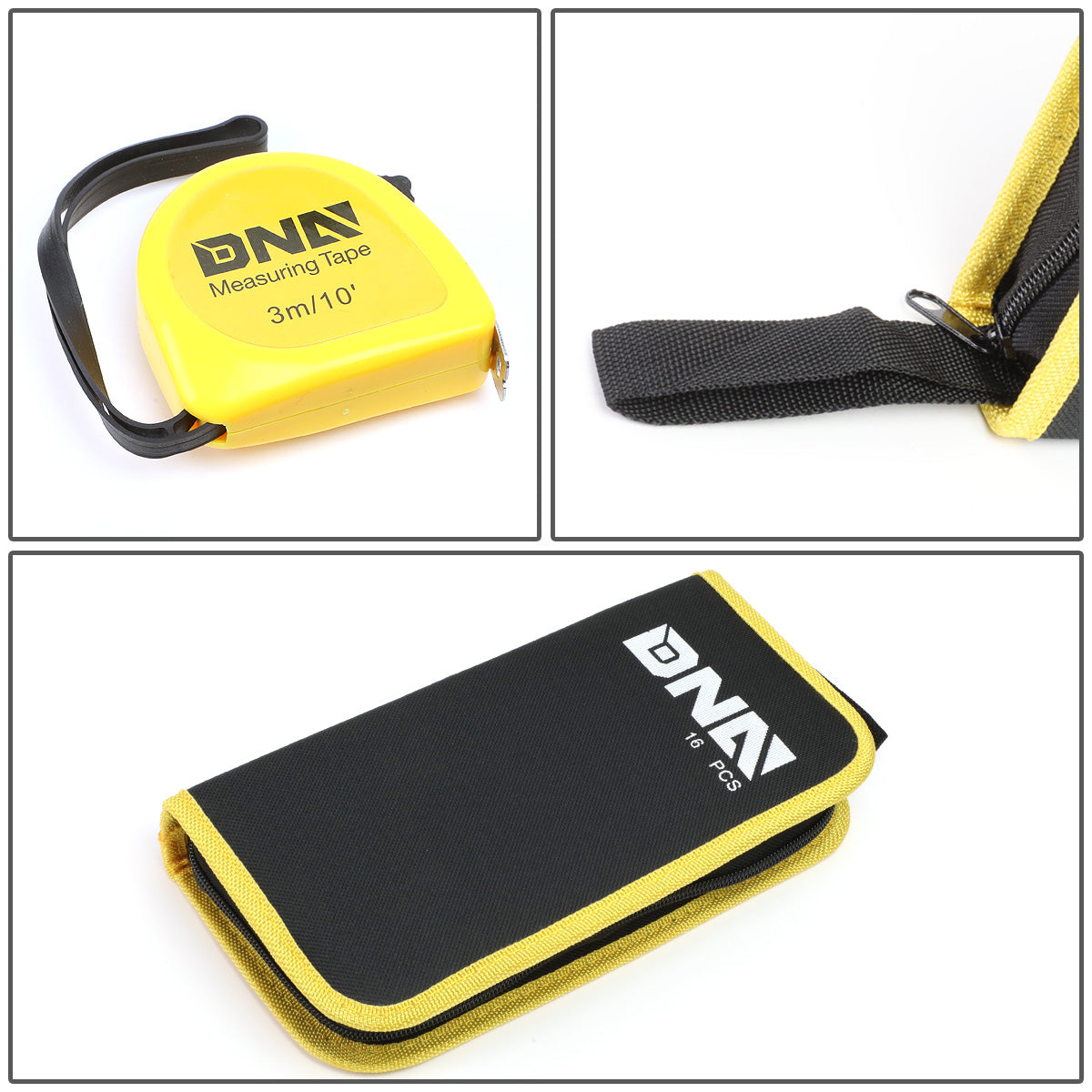 HERRAMIENTAS 16PCS - BLACK / YELLOW