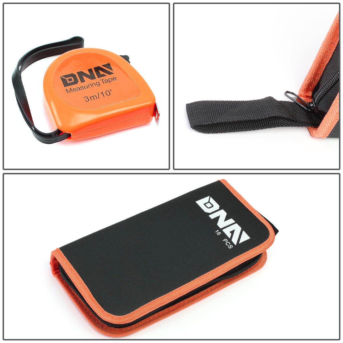 HERRAMIENTAS 16PCS - BLACK / ORANGE