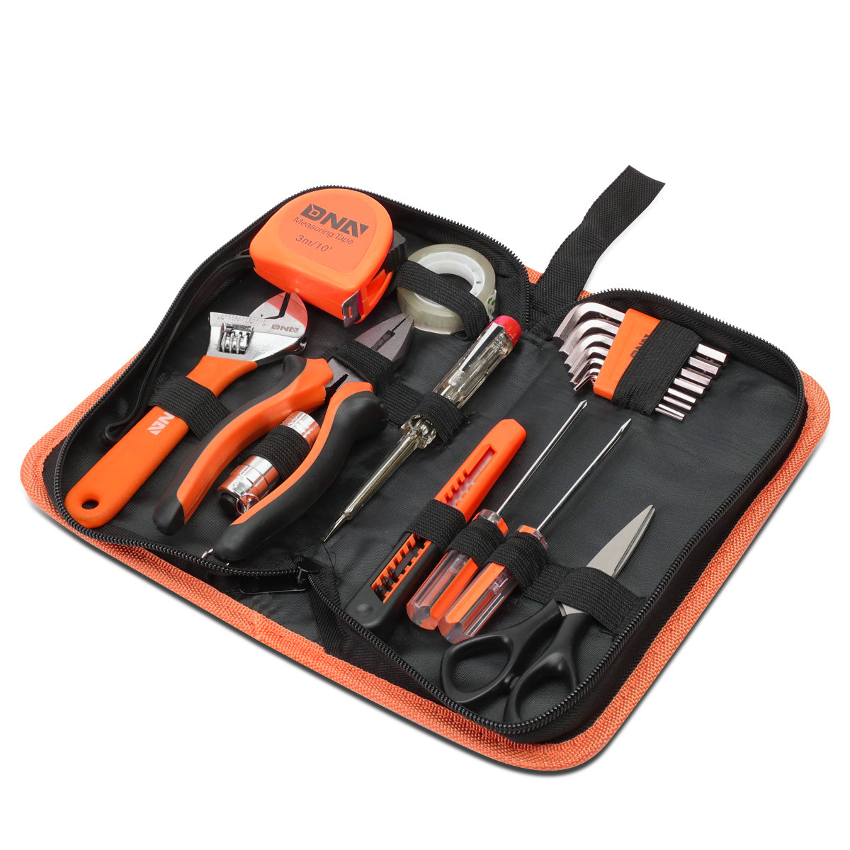 HERRAMIENTAS 18PCS - BLACK / ORANGE